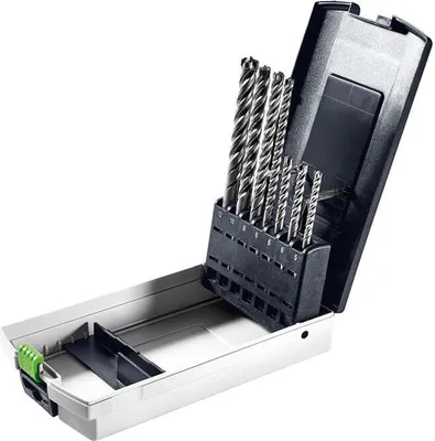 Produktbild von Festool SDS-Set D5-D12/7, Rotationshammer, Bohrerbit-Set, Linksseitige Drehung, Hartmetall, SDS Plus, 7 Stück(e)