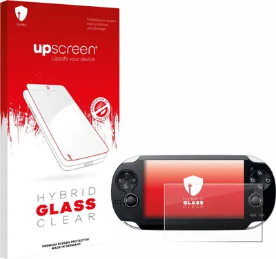 Produktbild von upscreen Schutzglas für Sony Playstation PS Vita Schutzfolie Panzer Folie Glas Display Schutz klar