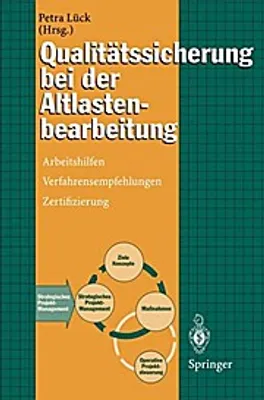 Obrázek produktu pro Qualitätssicherung bei der Altlastenbearbeitung