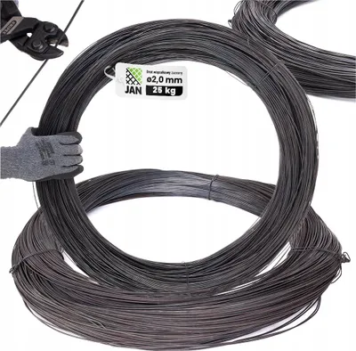 Obrázek produktu pro Armovací drát - Fi 2,0 mm - 1000 m - Kalený - Odolný proti korozi - 25 kg