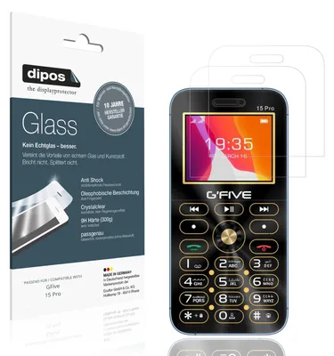 Image de 2x Protection ecrán pour GFive 15 Pro Verre souple Film Protecteur 9H dipos