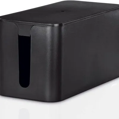 Produktbild von Famanu Kabelbox Mini mit Deckel und Gummifüßen - 23,5 x 11,5 x 12 cm