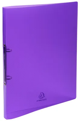 Immagine prodotto di Raccoglitore ad anelli in PP 500? con 2 anelli 15mm, dorso 20mm, Crystal, per formato DIN A4 Violet