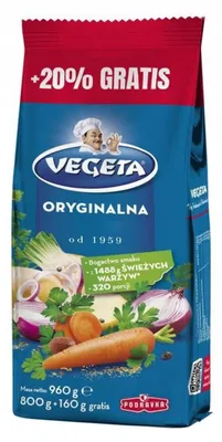 Produktbild von Vegeta Würzmischung 960g - Gewürzmischung mit Gemüse - Suppen Fleisch Gewürze