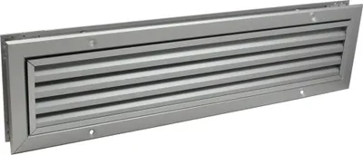 Produktbild von Lüftungsgitter LG-6010 DORAA Lamellengitter Alu 635 x 135 mm Abluft Zuluftgitter