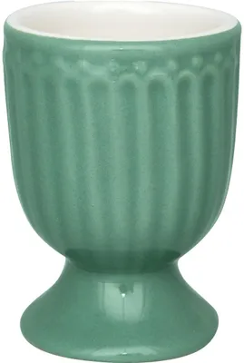 Image de Greengate Coquetier ALICE Vert 6,5 cm Céramique Vaisselle de tous les jours DUSTY GREEN