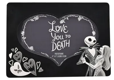Produktbild von Widdop & Co. The Nightmare Before Christmas Disney Fotorahmen ´ich Liebe Dich Bis Zum Tod´   Kinder  One Size