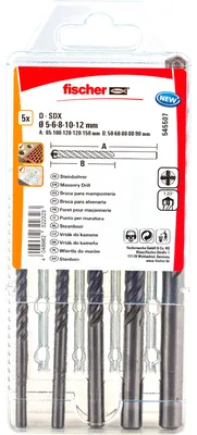 Productafbeelding van Boorset D-SDX, 5-12 mm (5-delig)
