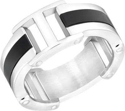 Produktbild von s.Oliver Jewel Herren Ring Edelstahl bicolor 203580, Ringgröße:66 (21.0 mm Ø)