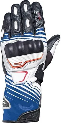 Produktbild von Macna Street R Motorrad Handschuhe, schwarz/weiß/blau, S