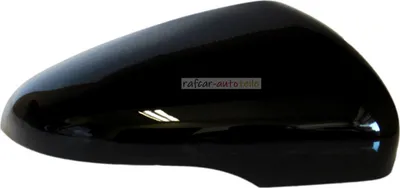 Produktbild von Spiegelkappe Abdeckung Gehäuse lackiert rechts Für VW GOLF VI TOURAN 1T3 schwarz LC9X