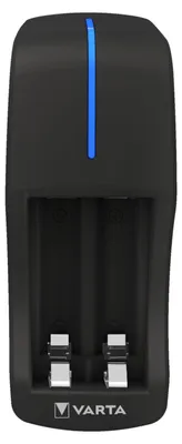Produktbild von Varta Ladegerät mit 2 Mignon AA Batterien, Nickel-Metallhydrid (NiMH), AA, AAA, 2 Stück(e), Akkus/Batterien enthalten