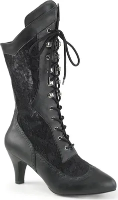 Produktbild von DIVINE-1050 Damen Boots von Pleaser Pink Label, Schwarz EU 46, US 16