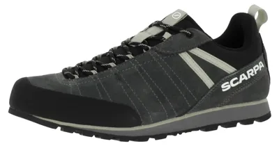 Produktbild von Scarpa Crux 2 atmungsaktive und komfortable Herren Zustiegsschuhe mit extrem griffiger Vibramsohle Shark/Light Olive EU 46