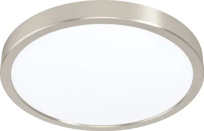 Produktbild von EGLO connect.z Smart-Home LED Bad-Deckenlampe Fueva-Z, Ø 28,5 cm, ZigBee, App und Sprachsteuerung Alexa, dimmbar, Alu Aufbauleuchte nickel-matt, IP44