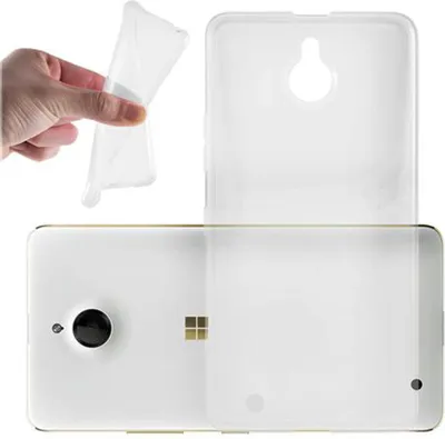 Produktbild von Cadorabo Hülle für Nokia Lumia 850 Schutz Hülle in Transparent Schutzhülle TPU Silikon Cover Etui Case