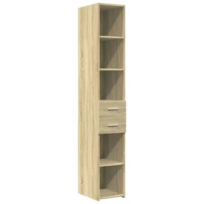 Image de Buffet haut chêne sonoma 30x42,5x185 cm bois d'ingénierie