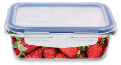 Immagine prodotto di Amig - Contenitore in vetro con coperchio, capacità 570 ml | Contenitore ermetico per alimenti