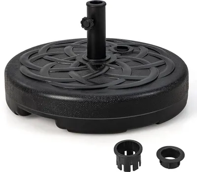Produktbild von COSTWAY Sonnenschirmständer 23 Liter / 39 kg befüllbar mit Wasser oder Sand, Schirmständer für Schirmstangen von 38/48 mm, Ø56 cm Marktschirmständer Sonnenschirm Ständer für Garten, Balkon