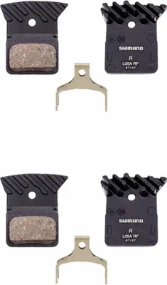 Produktbild von Shimano L05A-RF Resin Scheibenbremsbeläge 2er-Set mit Ice-Tech Kühlrippen, 50...