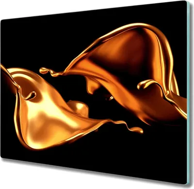 Produktbild von Kochfeldabdeckung Glas Kaffee 60 x 52 cm