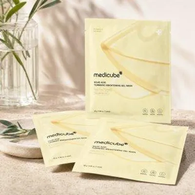 Obrázok produktu pre Medicube gélová maska Kojic Acid Turmeric Brightening Gel Mask 4 x 28 g