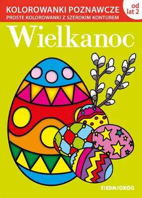Obrázek produktu pro Wielkanocne kolorowanki poznawcze dla dzieci od 2 lat