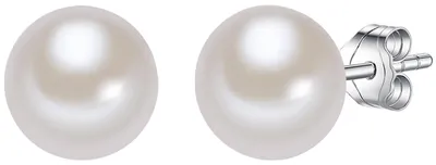 Produktbild von Valero Pearls Perlen-Ohrstecker Sterling Silber Süßwasser-Zuchtperle 00181160