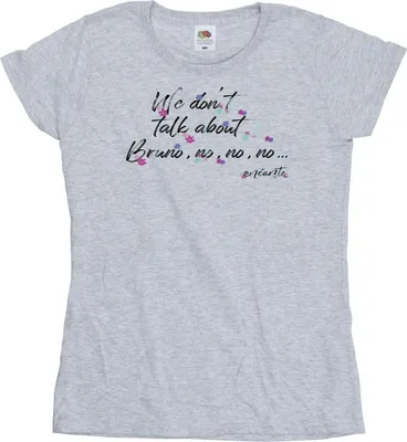 Produktbild von Disney - "Encanto We Dont Talk About Bruno No No" T-Shirt für Damen BI48577 (XXL) (Grau)