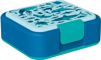 Zdjęcie produktu dla Quokka KIDS SEA ANIMALS NR pudełko na przekąski 1 litr 16,5 × 18 × 7 cm
