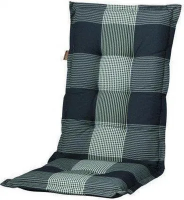 Produktbild von Madison Tuinstoelkussen 50x98 cm in Grau - Wasserabweisend, Kissen für Gartenmöbel, Baumwolle/Polyester