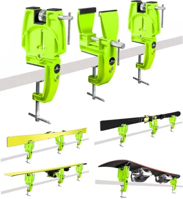 Image de SkinRocks Ski Vise Racing Ski Scanner Pro Plus World Cup Support de ski vert