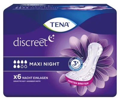 Image de TENA discreet Maxi Night 6er