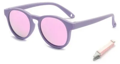 Produktbild von Polarisierte Baby-Sonnenbrille mit Verstellband, weich, Silikon, UV 400, 0-36 Monate
