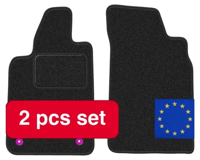 Image de Tapis de sol pour voiture, sur mesure, résistants à l'abrasion, noirs