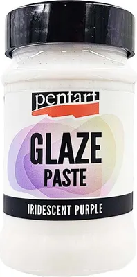 Zdjęcie produktu dla Pasta glaze opalizująca fioletowa 100ml - Pentart