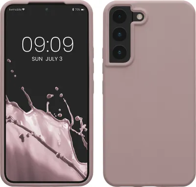 Produktbild von kwmobile Schutzhülle kompatibel mit Samsung S22 Hülle - Silikon Case Handyhülle S22 - Handyhülle Samsung S22 weiche Oberfläche - kabelloses Laden -