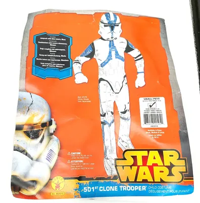 Produktbild von Rubies Star Wars Clone Trooper Kostüm Kinder Klein Größe 3 4 Jahre Galaktische;Kriegsherren