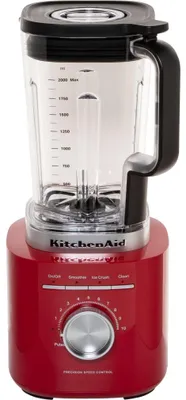 Produktbild von KitchenAid 5KSB2073EER, Tischplatten-Mixer, 2 l, Pulsfunktion, Eis-Crusher, 1200 W, Schwarz, Rot