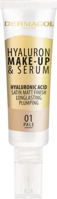 Zdjęcie produktu dla Dermacol Hyaluron Make-up & Serum podkład z kwasem hialuronowym 03 Sand 25 g
