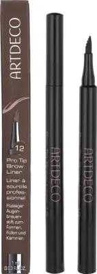 Productafbeelding van ARTDECO Pro Tip Brow Liner, Bruin, Ebony tip, 1 ml, Medium, AQUA (WATER), ALCOHOL DENAT., STYRENE/ACRYLATES/AMMONIUM METHACRYLATE COPOLYMER, BUTYLENE GLYCOL,..., Parabeen, Geur, Silicium, Mastiek
