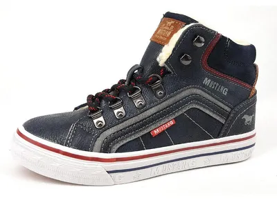 Produktbild von Mustang  Kinderschuhe Burschen Stiefel Reißverschluss Stiefel Blau Freizeit, Schuhgröße:33 EU