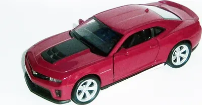 Image de CHEVROLET Camaro ZL1 Modèle réduit de voiture en métal Voiture jouet Enfants Cadeau 91 (Rouge)