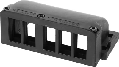 Produktbild von "Kabeleinführungsleiste KEL24/10 mit Flanschgehäuse für Kabeltüllen 10x klein Montageausschnitt 112,0mm x 36,0mm"