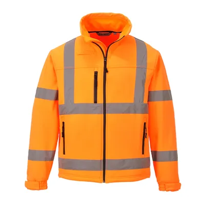 Image de Veste Softshell Classic Hi-vis (3 Couches) Couleur : Orange Taille S - Portwest