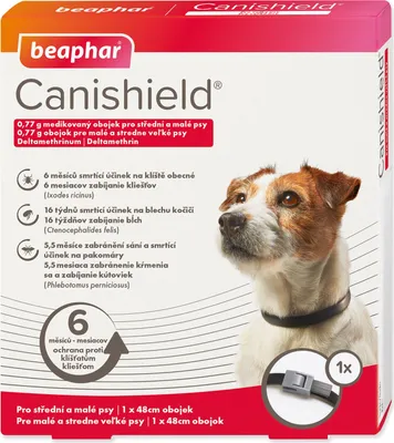 Zdjęcie produktu dla Beaphar obroża przeciwpasożytnicza Canishield 48cm