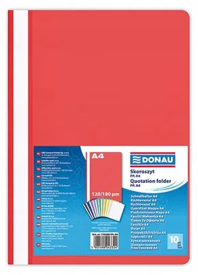 Obrázek produktu pro Rychlovazač, A4, Pp, 120/180 ?m, Červený