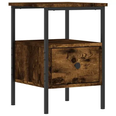 Obrázek produktu pro vidaXL Noční stolek Smoked Oak 34x36x50 cm výrobek ze dřeva