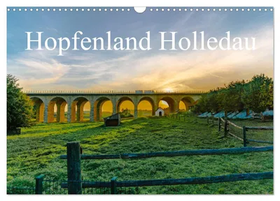 Immagine prodotto di Hopfenland Holledau (calendario da parete 2027, formato DIN A3 orizzontale), calendario mensile CALVENDO