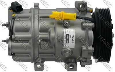Produktbild von TEAMEC 8608550 SD7C16 Klimaanlage Klimakompressor PAG 46 passend für PEUGEOT 308 SW I (4E, 4H) 307 CC (3B) 307 (3A/C) 3008 (0U) für CITROËN